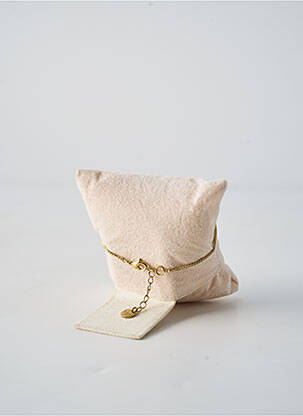 Bracelet matériaux plaqué or beige NATURE BIJOUX femme