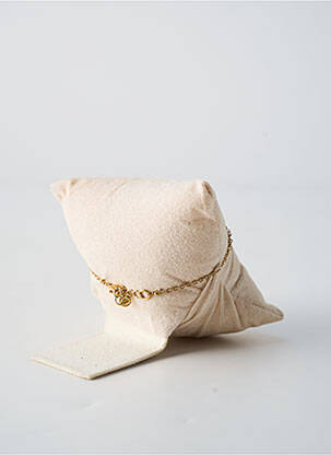 Bracelet matériaux plaqué or blanc FRANCK HERVAL femme