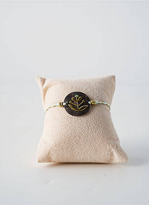 Bracelet ornement breloque / pampille gris FRANCK HERVAL femme