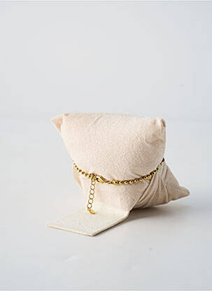 Bracelet matériaux plaqué or vert FRANCK HERVAL femme