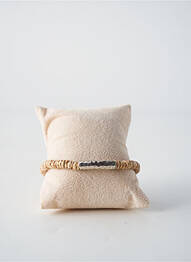 Bracelet ornement perles beige FRANCK HERVAL femme