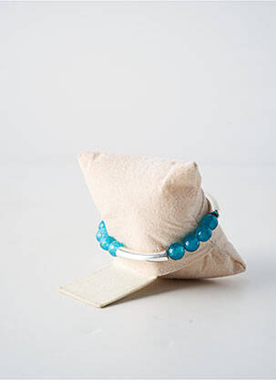 Bracelet ornement perles bleu FRANCK HERVAL femme