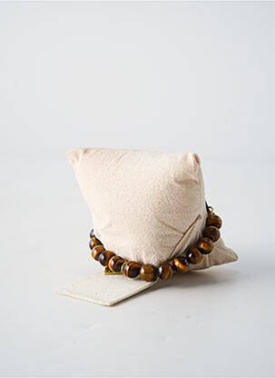 Bracelet ornement perles marron NATURE BIJOUX femme