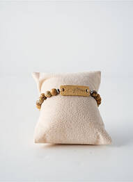 Bracelet ornement perles marron NATURE BIJOUX femme