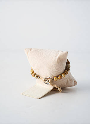 Bracelet ornement perles marron NATURE BIJOUX femme