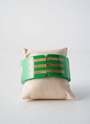 Bracelet manchette vert NATURE BIJOUX femme