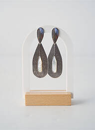 Boucles d’oreilles matériaux plaqué argent argent ORITAO femme