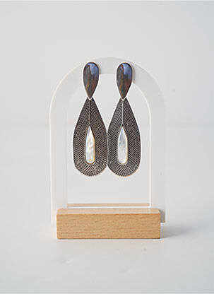 Boucles d’oreilles matériaux plaqué argent argent ORITAO femme