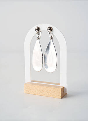 Boucles d’oreilles matériaux plaqué argent argent ORITAO femme