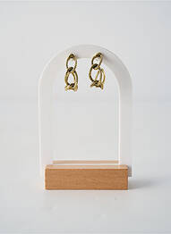 Boucles d’oreilles fermeture bouton poussoir or ORITAO femme