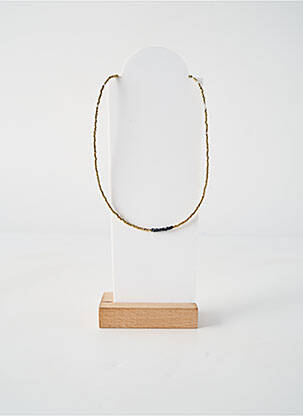 Collier ornement perles or BELLE MAIS PAS QUE femme