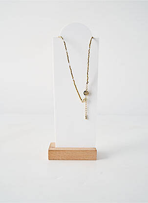 Collier ornement perles or BELLE MAIS PAS QUE femme