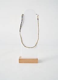 Collier ornement perles noir BELLE MAIS PAS QUE femme
