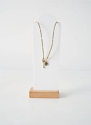 Collier ornement perles or BELLE MAIS PAS QUE femme