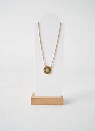 Collier matériaux plaqué or or FRANCK HERVAL femme