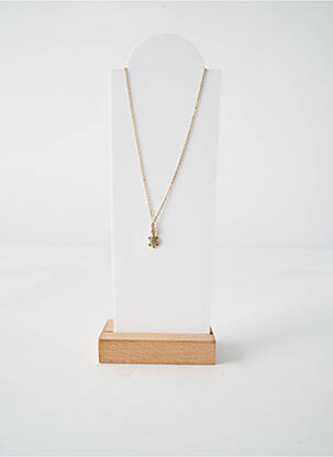 Collier ornement breloque / pampille or BY GARANCE femme