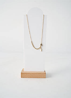 Collier ornement breloque / pampille or BY GARANCE femme