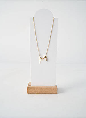 Collier matériaux plaqué or or BY GARANCE femme