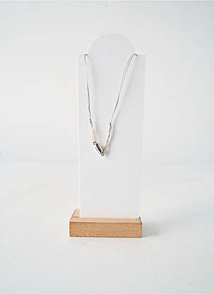 Collier ornement perles marron BY GARANCE femme