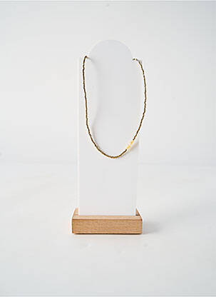 Collier ornement perles blanc BELLE MAIS PAS QUE femme