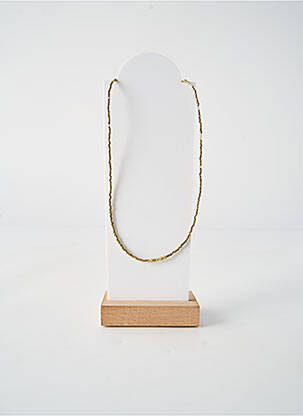 Collier ornement perles vert BELLE MAIS PAS QUE femme