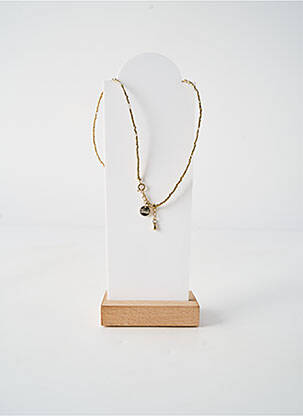 Collier ornement perles vert BELLE MAIS PAS QUE femme