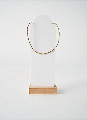 Collier ornement perles noir BY GARANCE femme