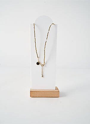 Collier ornement perles noir BY GARANCE femme
