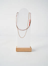 Collier ornement perles orange BY GARANCE femme