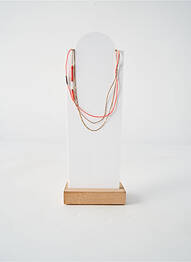 Collier ornement perles orange BY GARANCE femme