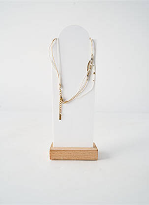 Collier ornement perles blanc BY GARANCE femme
