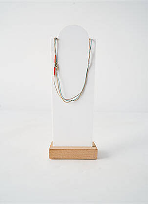 Collier ornement perles orange BY GARANCE femme