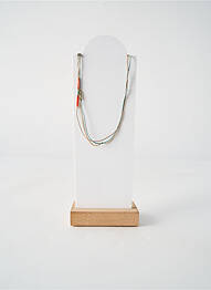 Collier ornement perles orange BY GARANCE femme