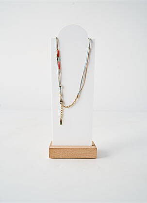 Collier ornement perles orange BY GARANCE femme