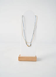Collier fermeture fermoir clips bleu BY GARANCE femme
