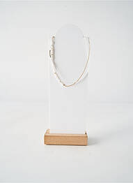 Collier fermeture fermoir clips blanc BY GARANCE femme