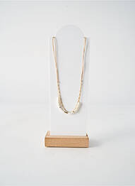 Collier fermeture fermoir clips blanc BY GARANCE femme