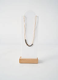 Collier fermeture fermoir clips noir BY GARANCE femme