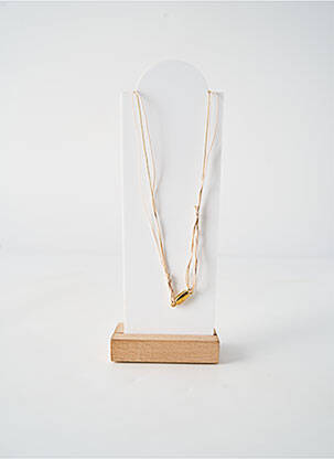 Collier fermeture fermoir clips noir BY GARANCE femme