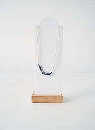 Collier fermeture fermoir clips bleu BY GARANCE femme