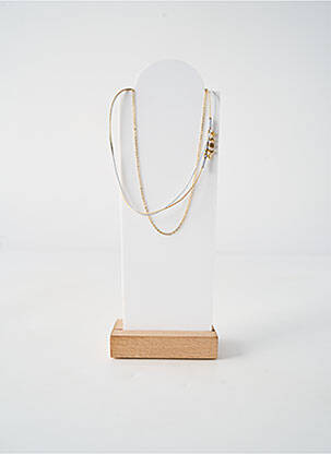 Collier ornement perles gris BY GARANCE femme