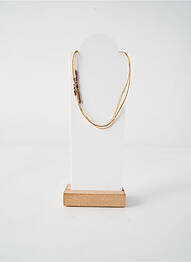 Collier ornement perles marron BY GARANCE femme