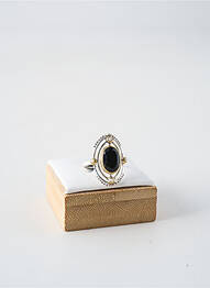 Bague ornement pierre noir CANYON femme