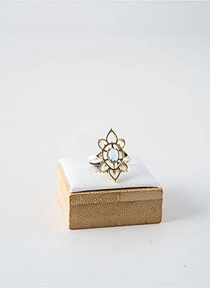 Bague ornement pierre bleu CANYON femme