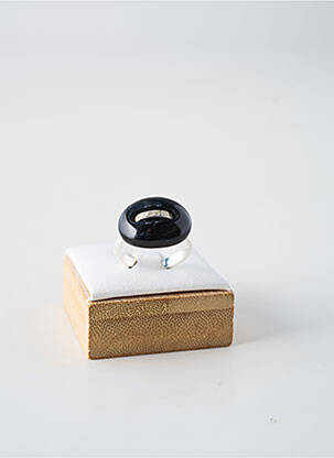 Bague ornement pierre noir CANYON femme