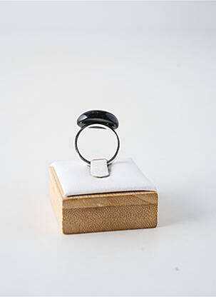 Bague ornement pierre noir CANYON femme