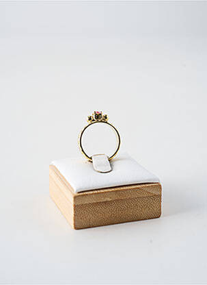 Bague matériaux plaqué or rose FRANCK HERVAL femme