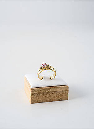 Bague matériaux plaqué or rose FRANCK HERVAL femme