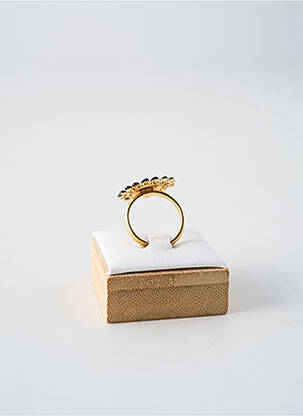 Bague ornement breloque / pampille noir FRANCK HERVAL femme