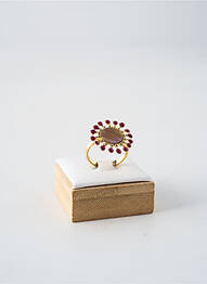 Bague ornement breloque / pampille violet FRANCK HERVAL femme